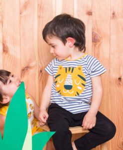 Camiseta Rayas con Tigre